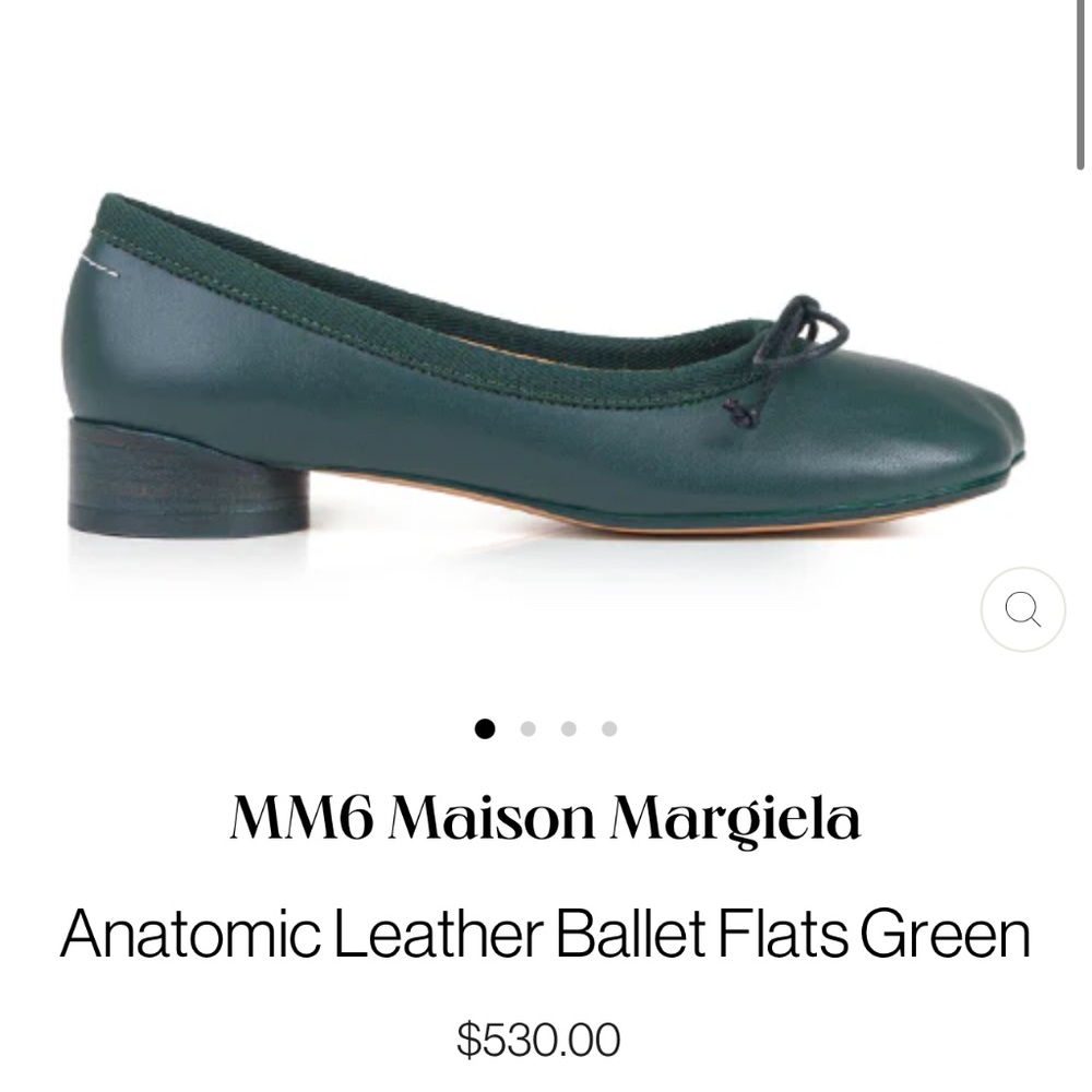 Maison Margiela leather ballet flats